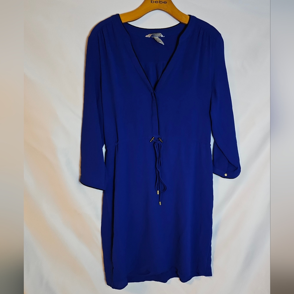 H&M Blue Long Sleeve Dress